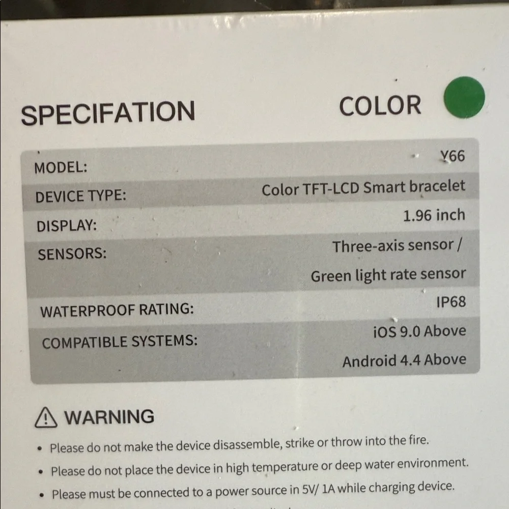Green Smart Watch